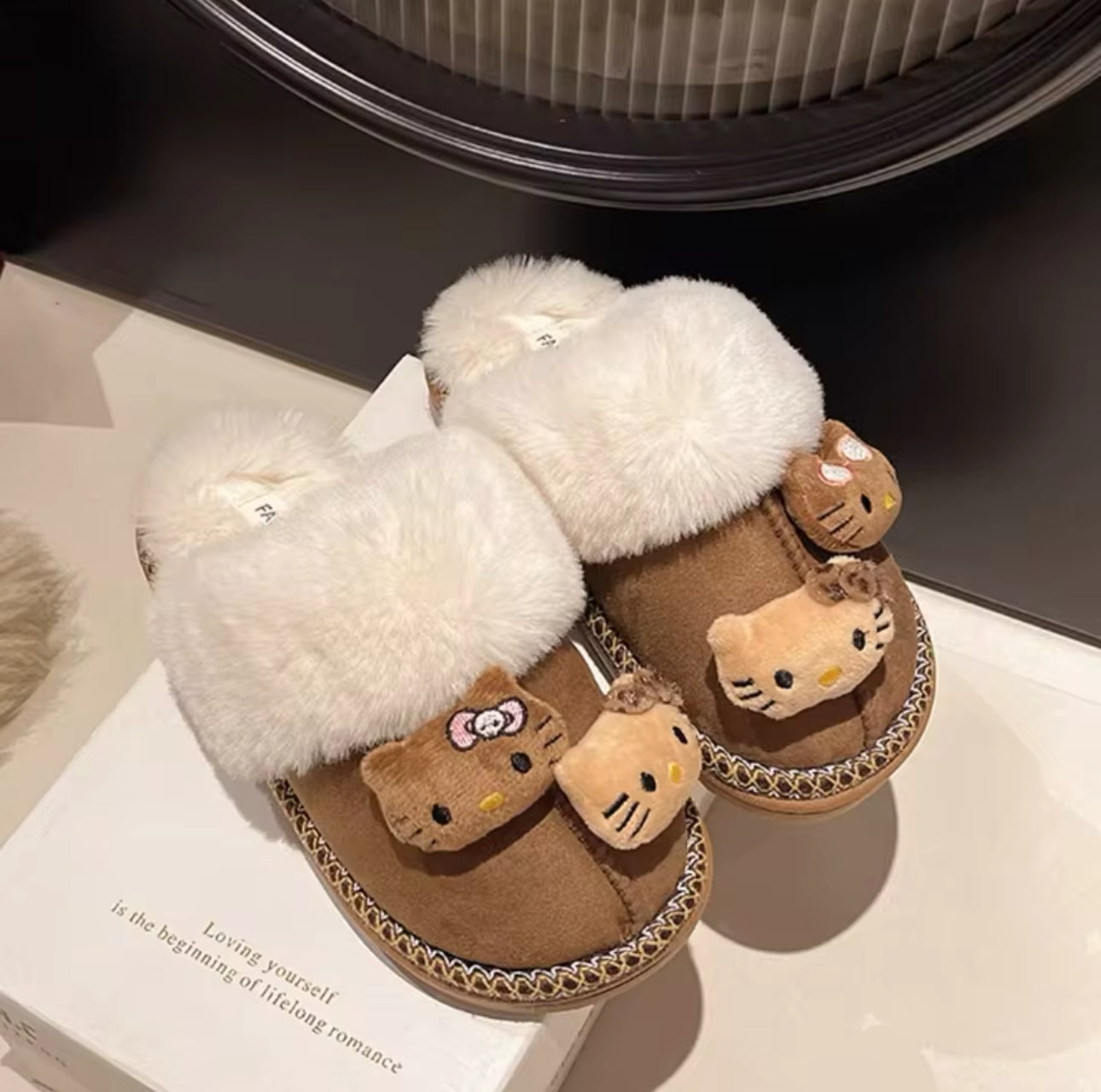 Hello Kitty Fur Slides