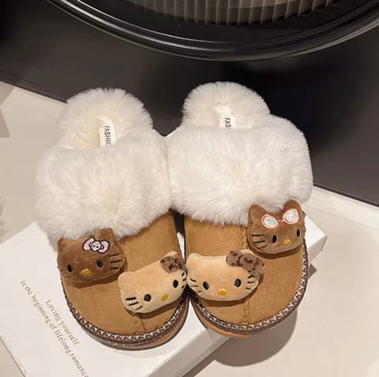 Hello Kitty Fur Slides